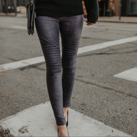 Pants - CLEARANCE-FIRM‼️Faux Suede Leggings